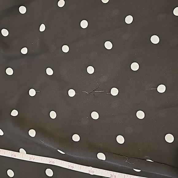 White House Black Market Polka Dot wrap dress with inner slip. Tie closure. - Picture 12 of 13